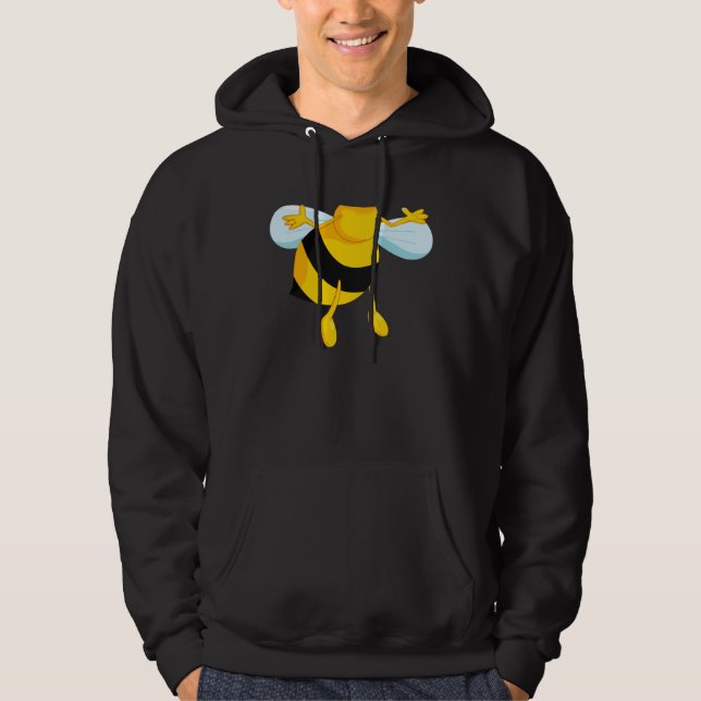 Bee Costume Matching Halloween Bee Hoodie (Vorderseite)