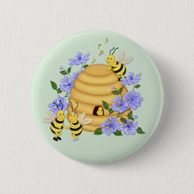 Bee Dance Button (Vorderseite)