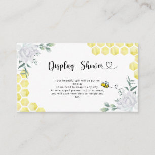 Bee Display Babyduschkarte Begleitkarte