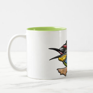 Bee Eater Bird Zweifarbige Tasse