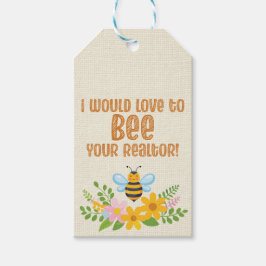 Bee Editable POP BY für Realtors, Honey Gift Geschenkanhänger