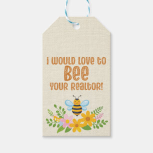 Bee Editable POP BY für Realtors, Honey Gift Geschenkanhänger