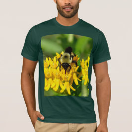 Bee Feasting on Butterfly Weed Wildflowers T-Shirt