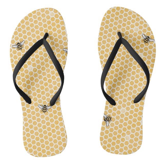 Bee Flip Flops (Fußbett)