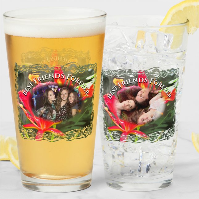 Bee Friends Forever Flaming Beauty 1583 Bier Glas (Von Creator hochgeladen)