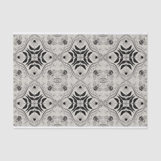 Bee Garden Seidenpapier (Vorderseite)