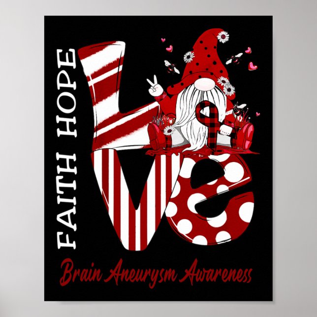 Bee Gnome Liebe Hirnaneurysma Bewusstsein Poster (Vorne)