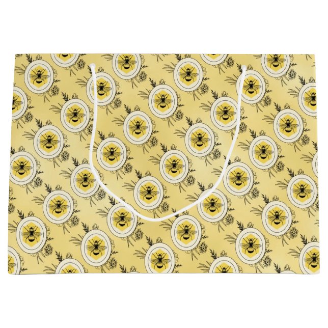 Bee Große Geschenktüte (Vorderseite)