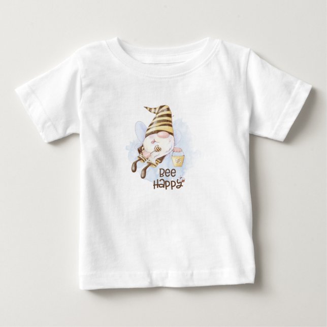 Bee Happy Baby T-shirt (Vorderseite)