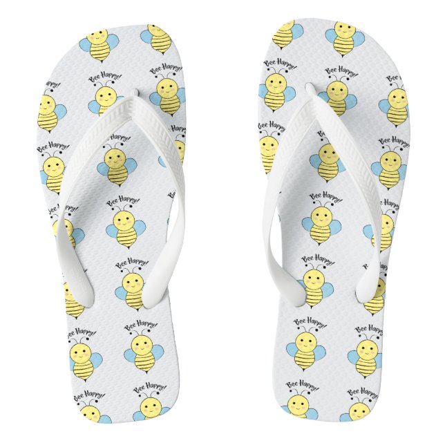 Bee Happy Flip Flops (Fußbett)