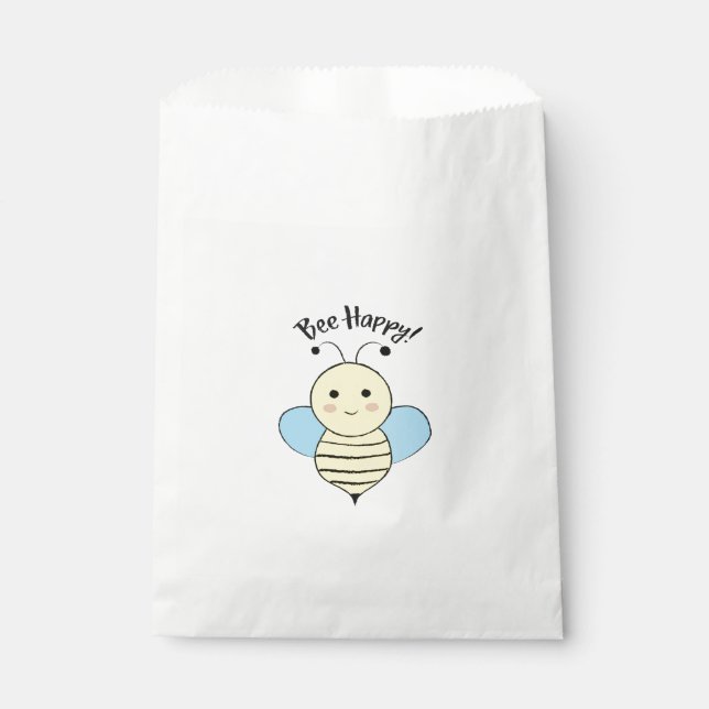 Bee Happy Geschenktütchen (Vorderseite)