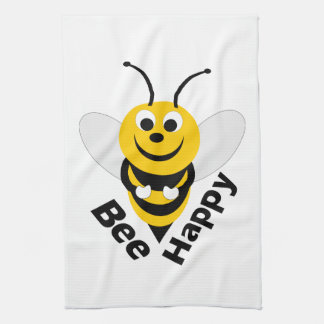 Bee Happy Handtuch