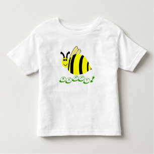 Bee Happy Lächeln gelbe Hummeln Bonbons Kleinkind T-shirt