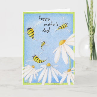 Bee Happy Mother's Day Card Karte