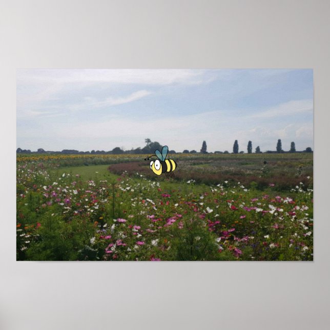 Bee Happy Poster (Vorne)
