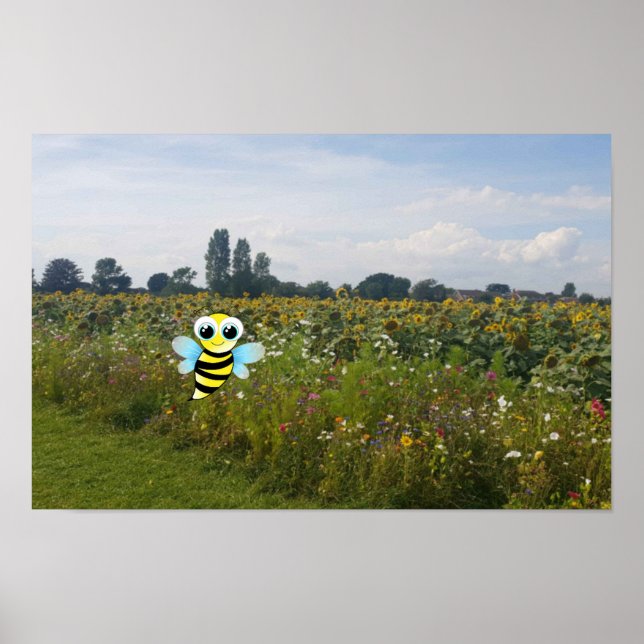 Bee Happy. Poster (Vorne)