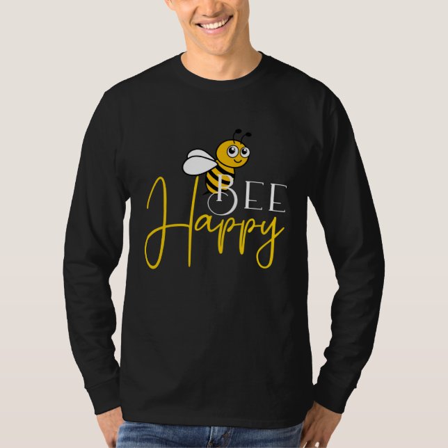 Bee Happy T-Shirt (Vorderseite)