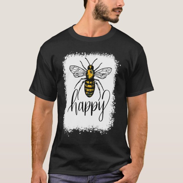 Bee Happy T-Shirt (Vorderseite)