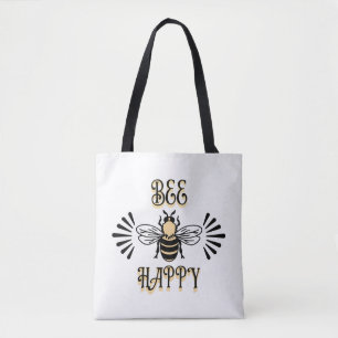 Bee Happy   Vintage Honigbiene