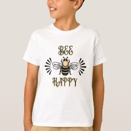 Bee Happy | Vintage Honigbiene T-Shirt