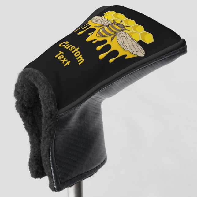 Bee Hive Honey Golf Head Cover Golf Headcover (3/4 Vorderseite)