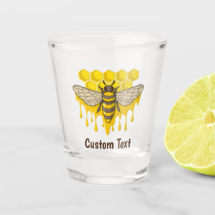 Bee Hive Honey Schnapsglas