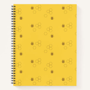Bee Honeycomb Pattern Notizbuch