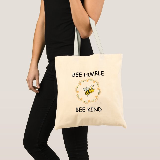 Bee Humble Tote Bag Tragetasche (Vorderseite (Produkt))