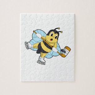Bee Ice Hockey Eishockey-Stab Puzzle
