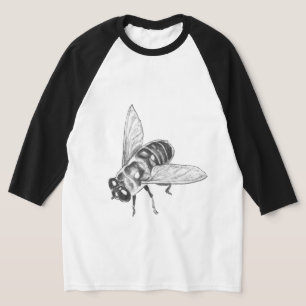 Bee Jersey Honeybee Art Shirt Insect Bug Shirt