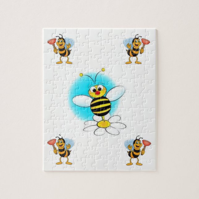 Bee Jigsaw Puzzle (Vertikal)