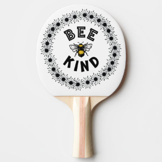 Bee Kind Bumble Bee Kindness Floral Design Tischtennis Schläger
