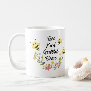 Bee Kind dankbar tapfer Kaffeetasse