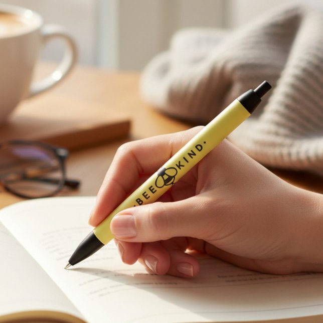 Bee Kind Gelbe und schwarze Hummel Kugelschreiber (Von Creator hochgeladen)