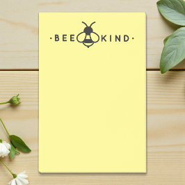 Bee Kind Gelbe und schwarze Hummel Post-it Klebezettel