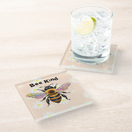 Bee Kind Glasuntersetzer