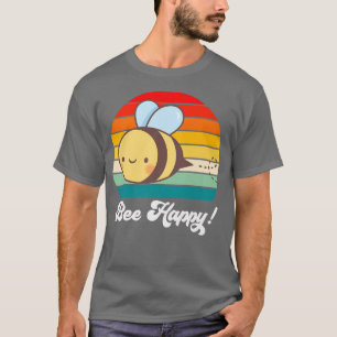 Bee Kind Happy Funny Cartoon Novelty für Damen T-Shirt
