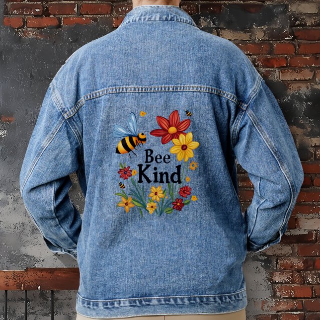 Bee Kind Jeansjacke (Bee Kind Denim Jacket)