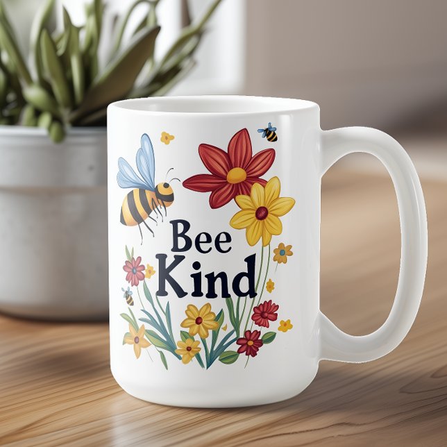 Bee Kind Kaffeetasse (Von Creator hochgeladen)