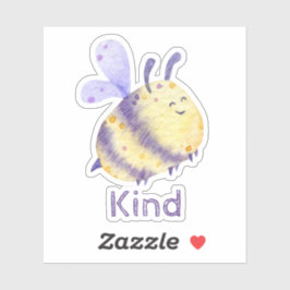 *~* Bee KIND Niedliche Fuzzy Teacher Day Care Aufkleber