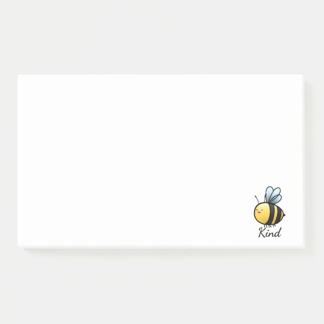 "Bee" Kind Post-it Klebezettel (Vorderseite)