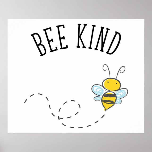 Bee Kind Poster (Vorne)