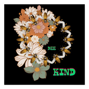 Bee Kind Poster