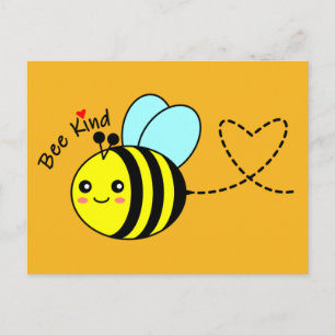 Bee Kind Postkarte