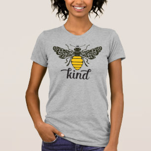 Bee Kind Sei nett Verzierter T - Shirt