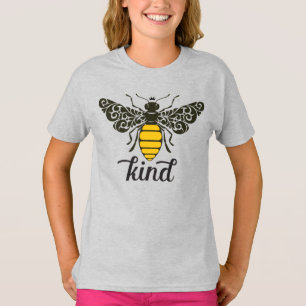 Bee Kind   Seien Sie freundlich   Verzierte Biene T-Shirt