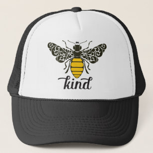 Bee Kind   Seien Sie freundlich   Verzierte Biene Truckerkappe