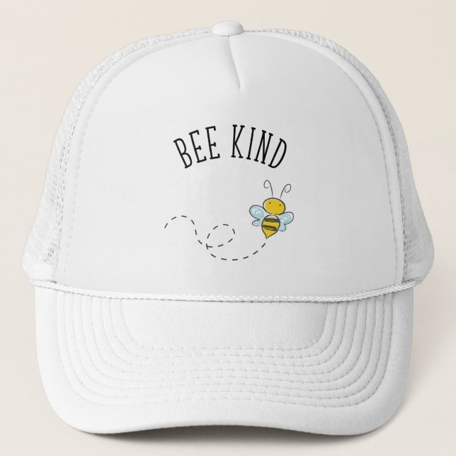 Bee Kind Truckerkappe (Vorderseite)