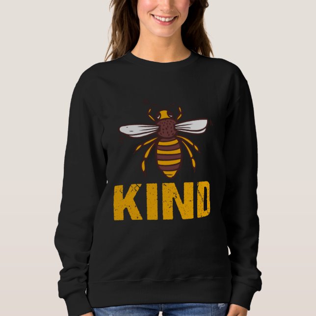Bee Kind  Women Cute Bee Clothes Be Kind Kids Girl Sweatshirt (Vorderseite)