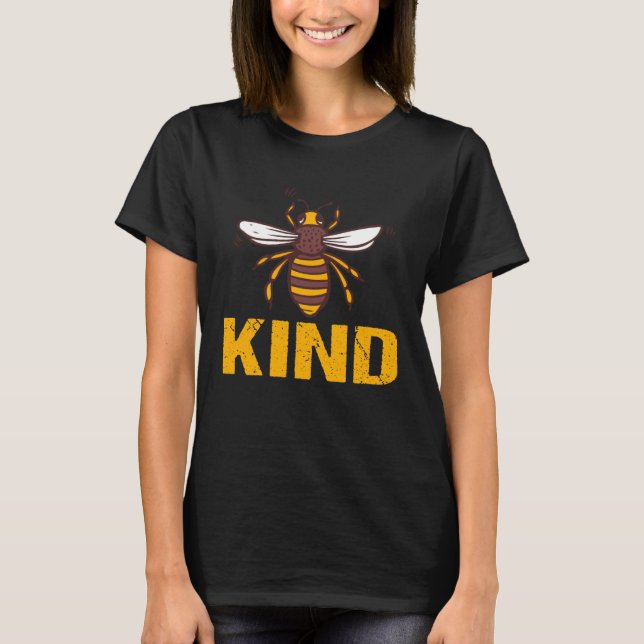 Bee Kind  Women Cute Bee Clothes Be Kind Kids Girl T-Shirt (Vorderseite)